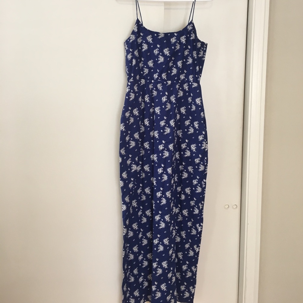 J Crew spaghetti maxi dress