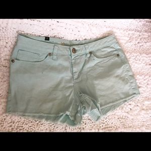 LC Lauren Conrad cutoff shorts.
