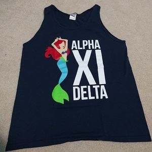 Alpha Xi Delta navy tank
