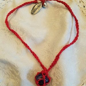 Handcrafted stone necklace