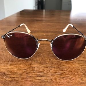 Ray Ban Round Metal Non-Polarized Sunglasses