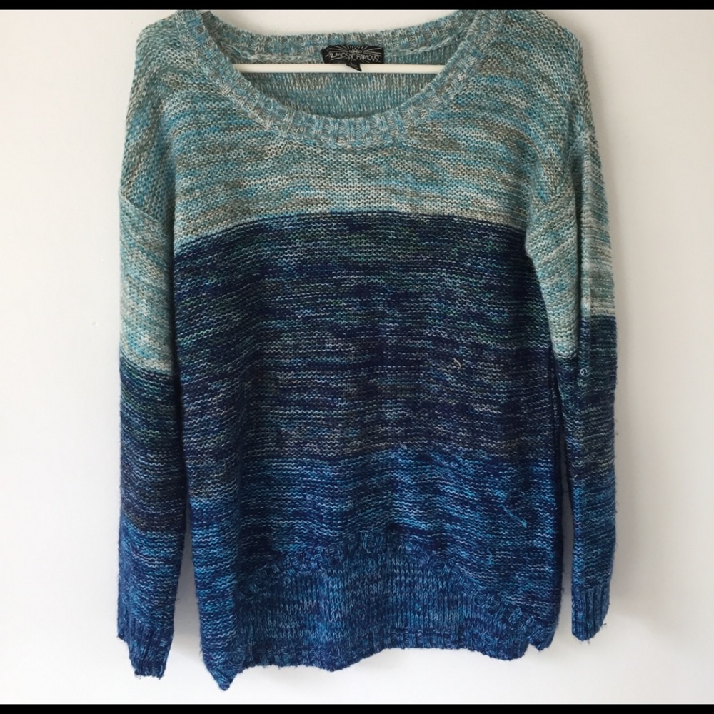 Knit ombré sweater