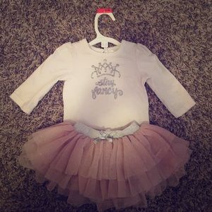 STAY FANCY - onesie with adorable tu tu