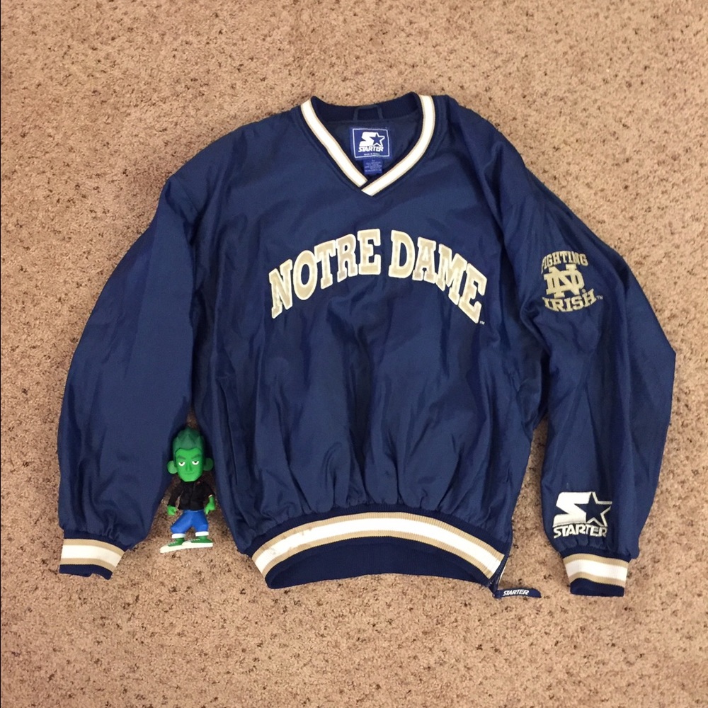 ❌SOLD❌ Vintage Starter Notre Dame NCAA Pullover