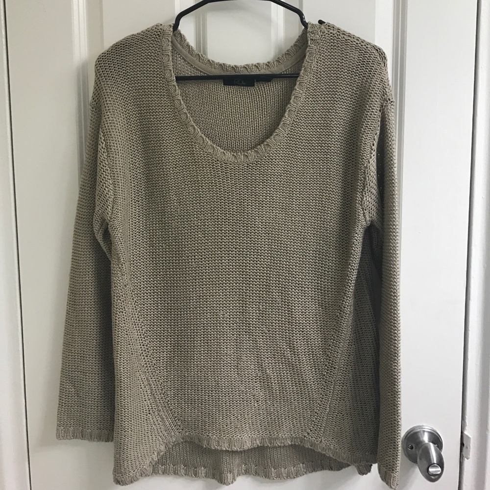 Beautiful taupe colored sweater