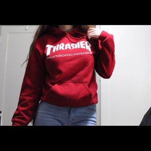 Red Thrasher Hoodie