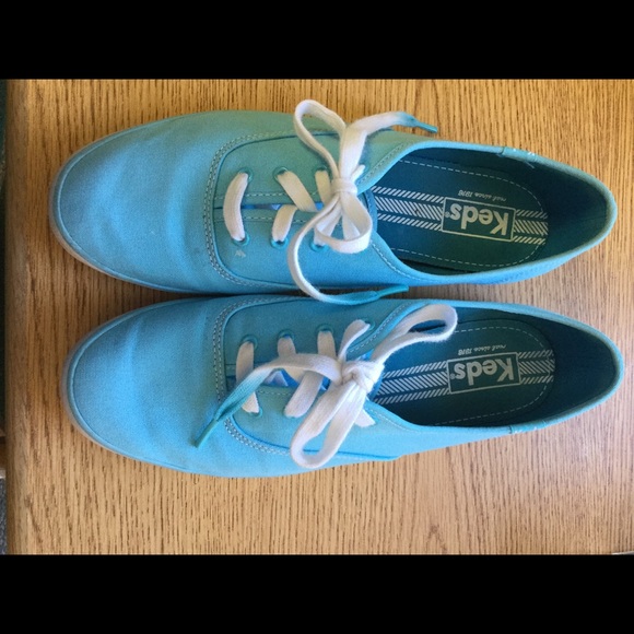 light blue keds shoes