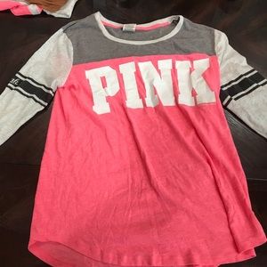 Love pink top medium size