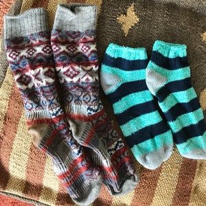 J. Crew patterned sock duo