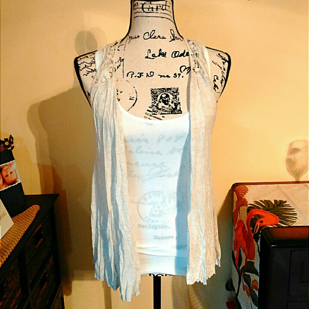 Sleeveless Open Muscle Top