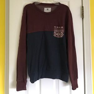 On the Byas Crew Neck Sweatshirt, Size Small