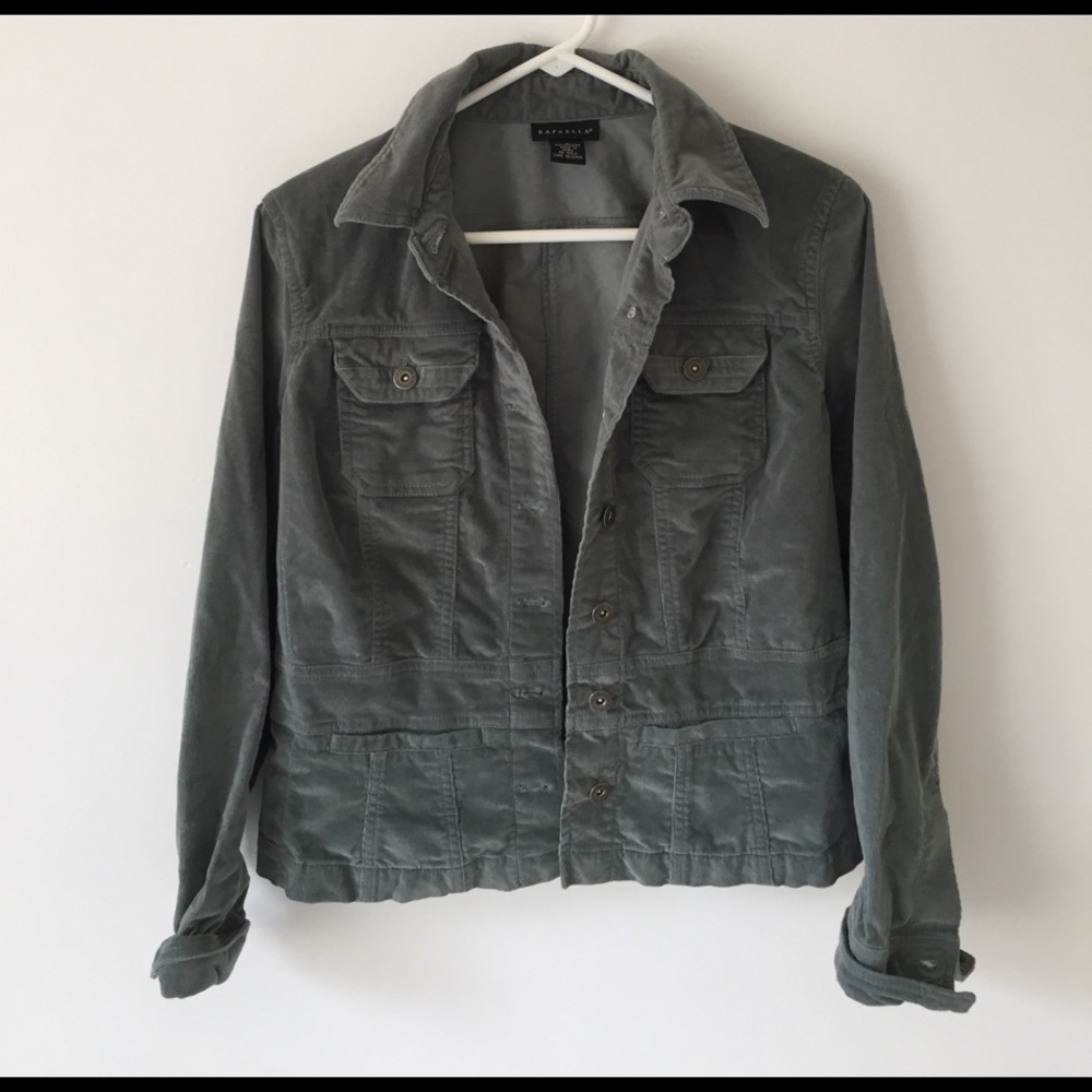 Corduroy green jacket