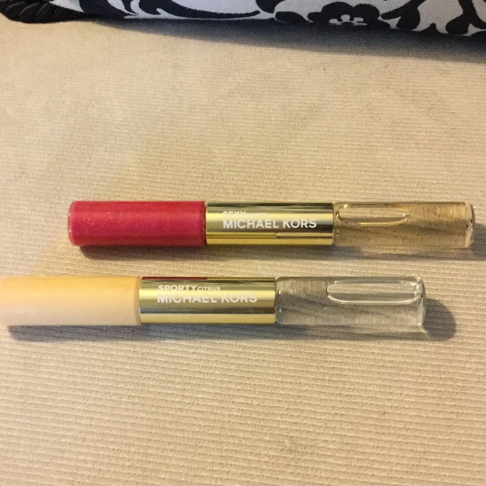 Michael Kors rollerball and lip duo