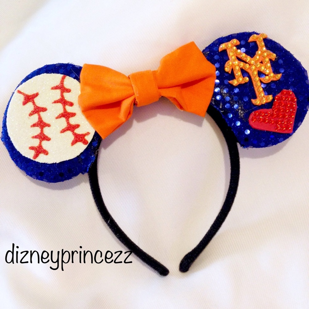 🎀 NEW YORK METS DISNEY MICKEY EARS HEADBAND