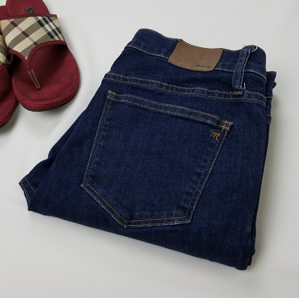 MADEWELL Skinny Skinny Dark Blue Denim Jeans