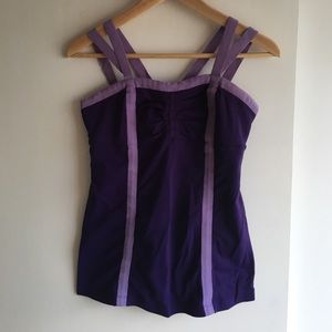 Gently worn strappy Lululemon tank, size 8