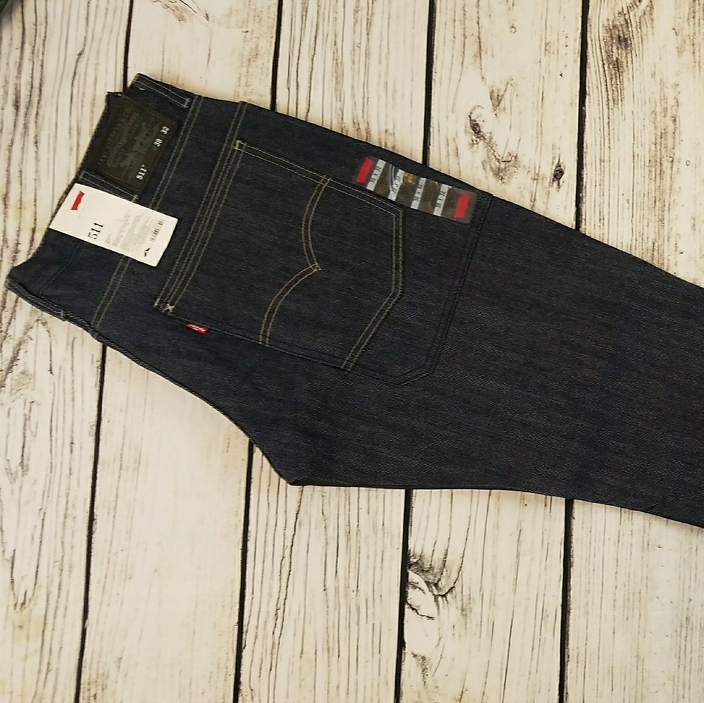 LEVI 511 SKINNY JEAN DARK WASH