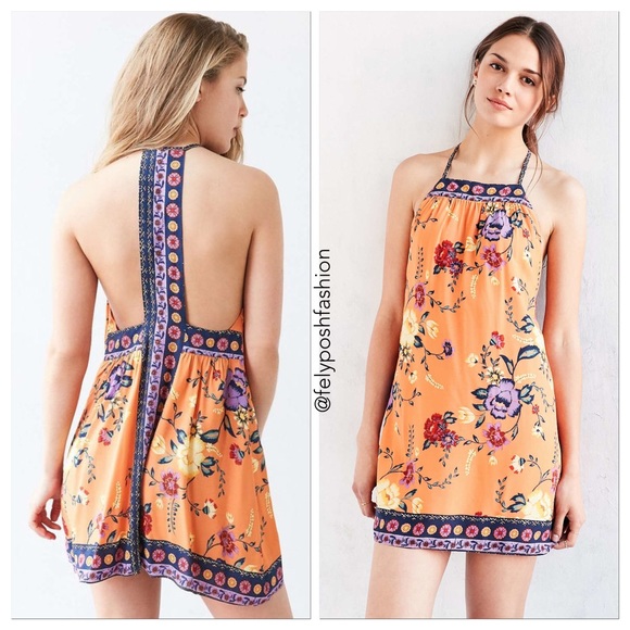 Ecote Gigi Mixed Print T-Back Frock Dress - Picture 2 of 2