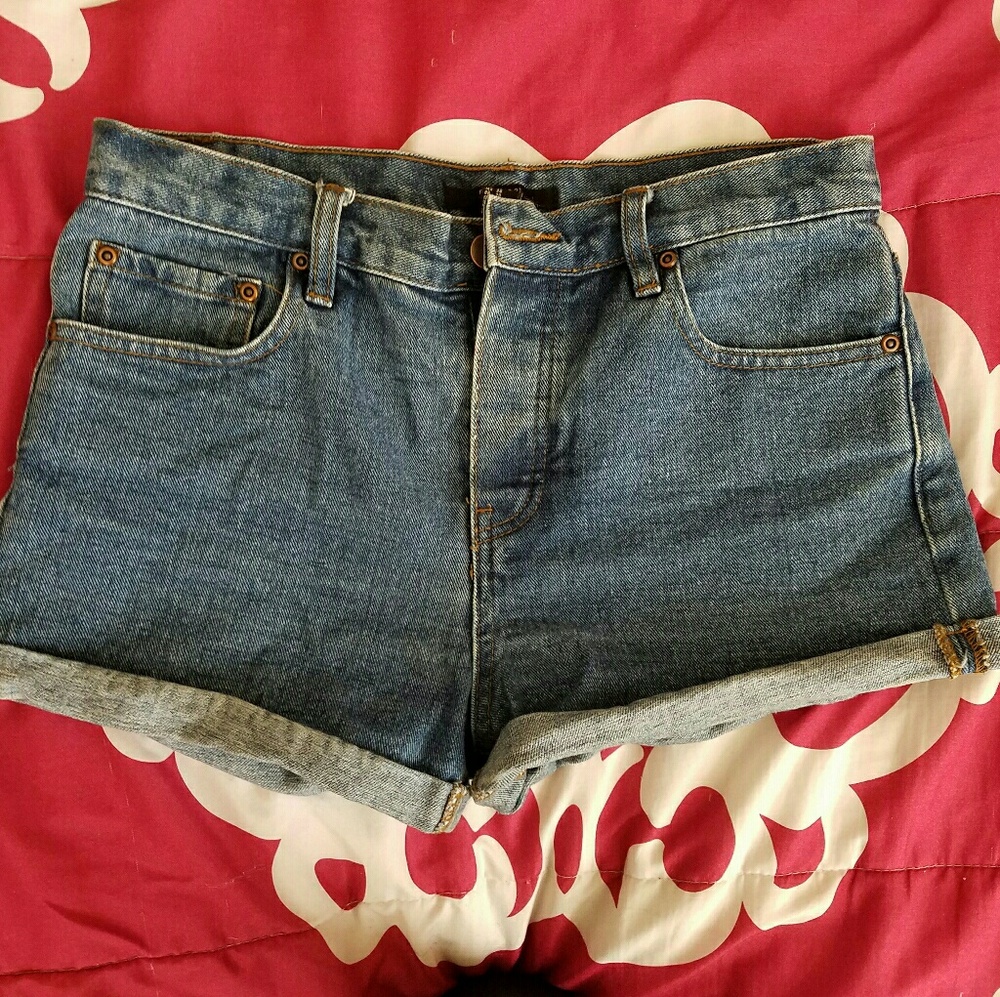 High waisted shorts