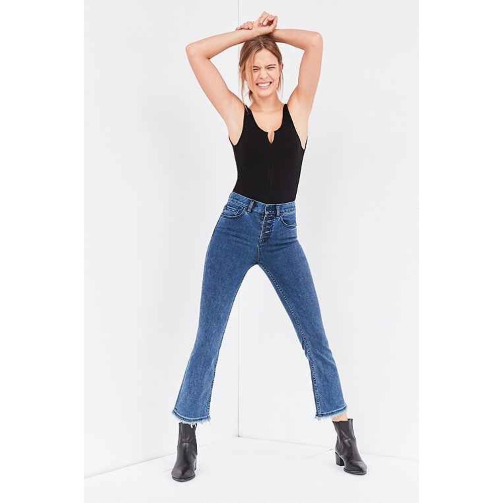 UO BDG Sharona High-Rise Crop Flare Jean