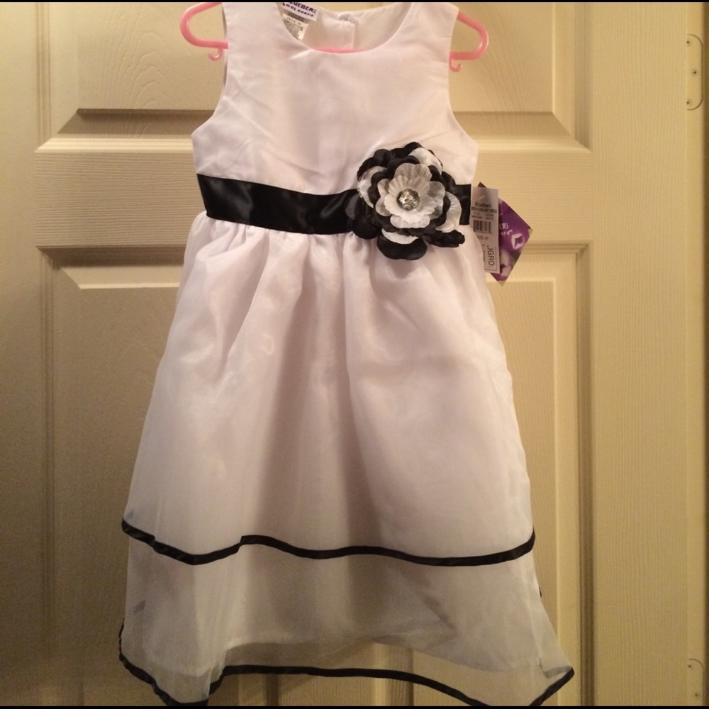 Tiered floral waist toddler dress