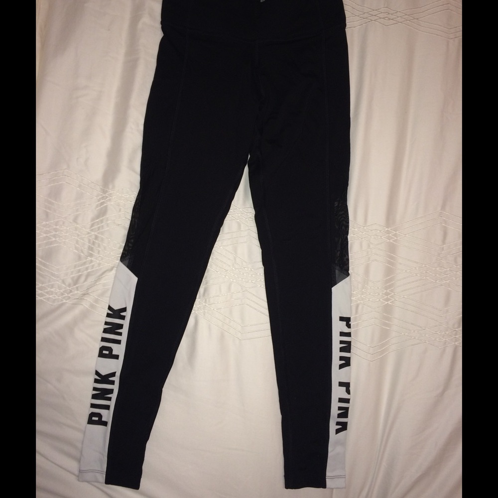 PINK leggings (lightly used)