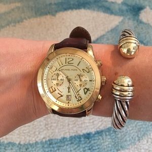 Michael Kors leather watch