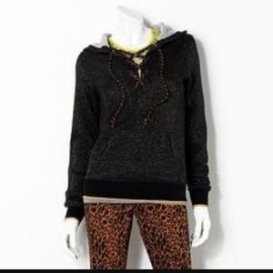 Princess Vera Wang Lace Up Hoodie