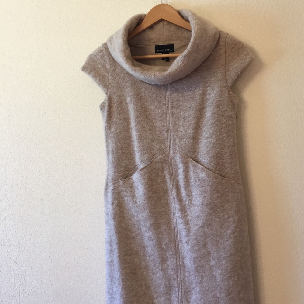 Cynthia Rowley wool cowl neck lined dress 🎀 - Picture 2 of 4