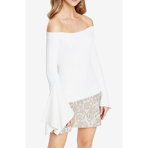 NWT BCBGMAXAZRIA Stevie Off Shoulder Top