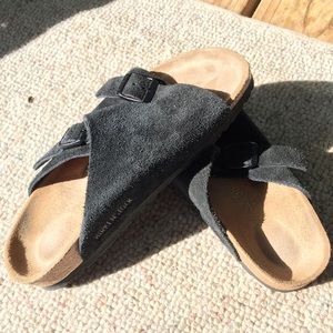 Suede Birkenstocks