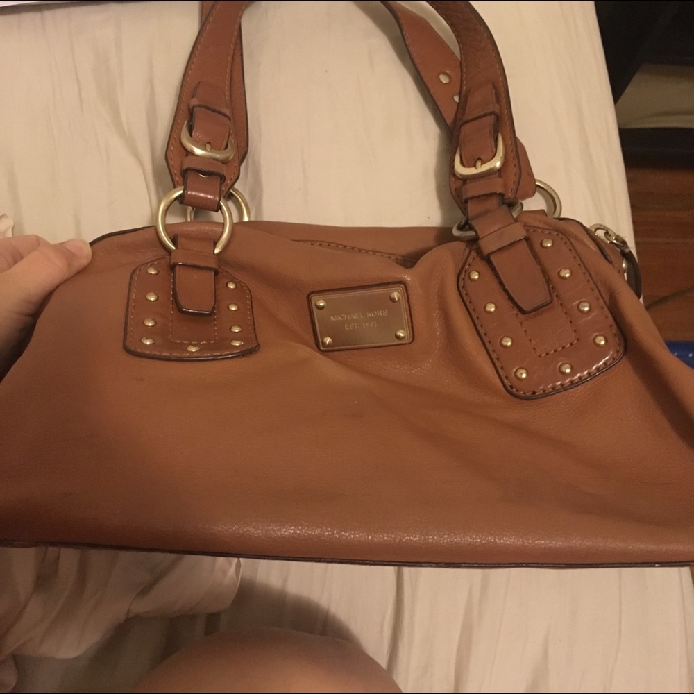 Tan Michael Kors purse