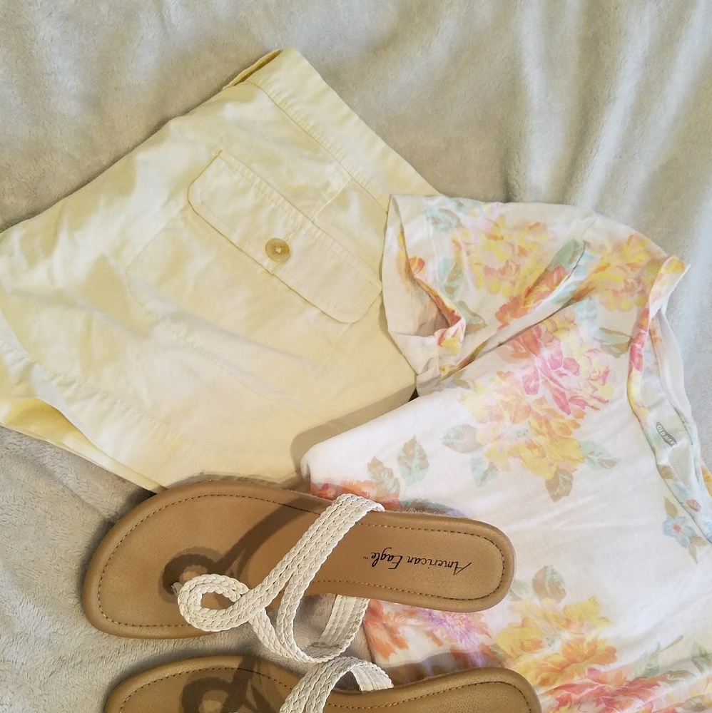 Yellow shorts
