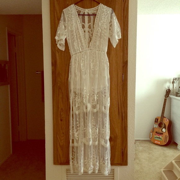 Honey Punch Pants - White Romper