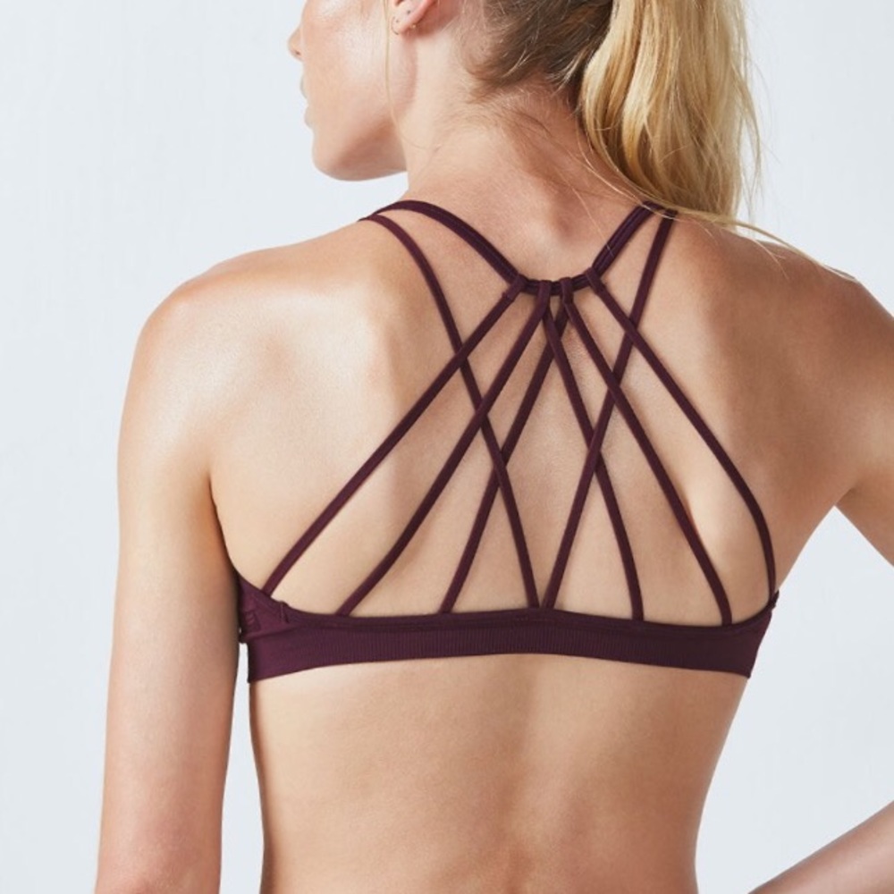 Fabletics strappy sports bra