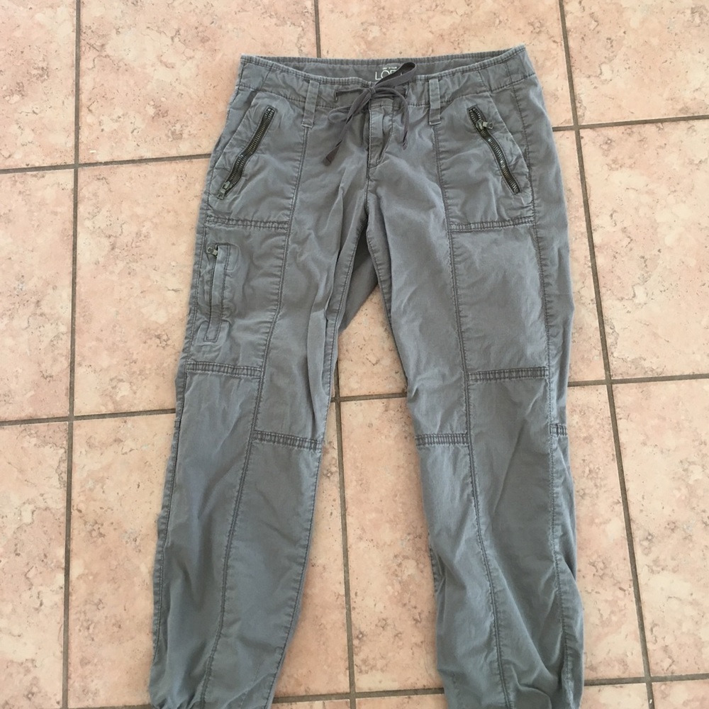 Loft capri cargo pants