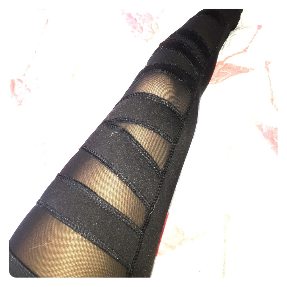 Electric yoga mesh yoga pants