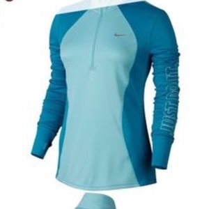 CLEAR OUT SALE Blue nike dri fit running top