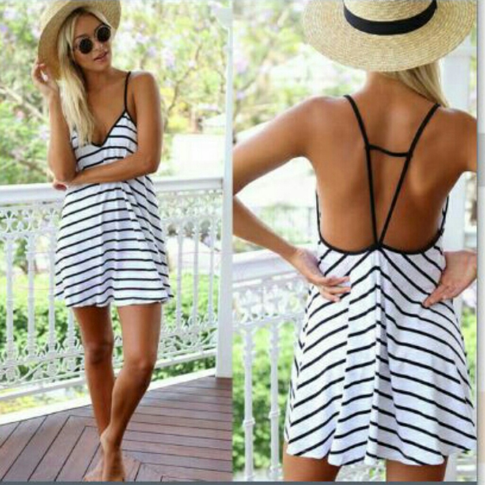 Summer Cool Loose Halter Dress