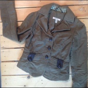 Green Free People Blazer