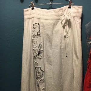 Off white skirt A line Sz 12.