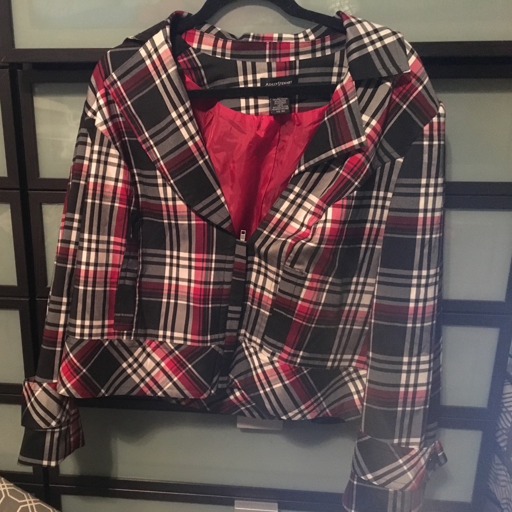 Checkered Ashley Stewart Jacket