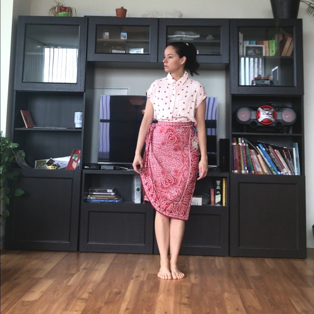 🍷HP🍾🍸Lena Hoschek Paisley Print Tasseled Skirt