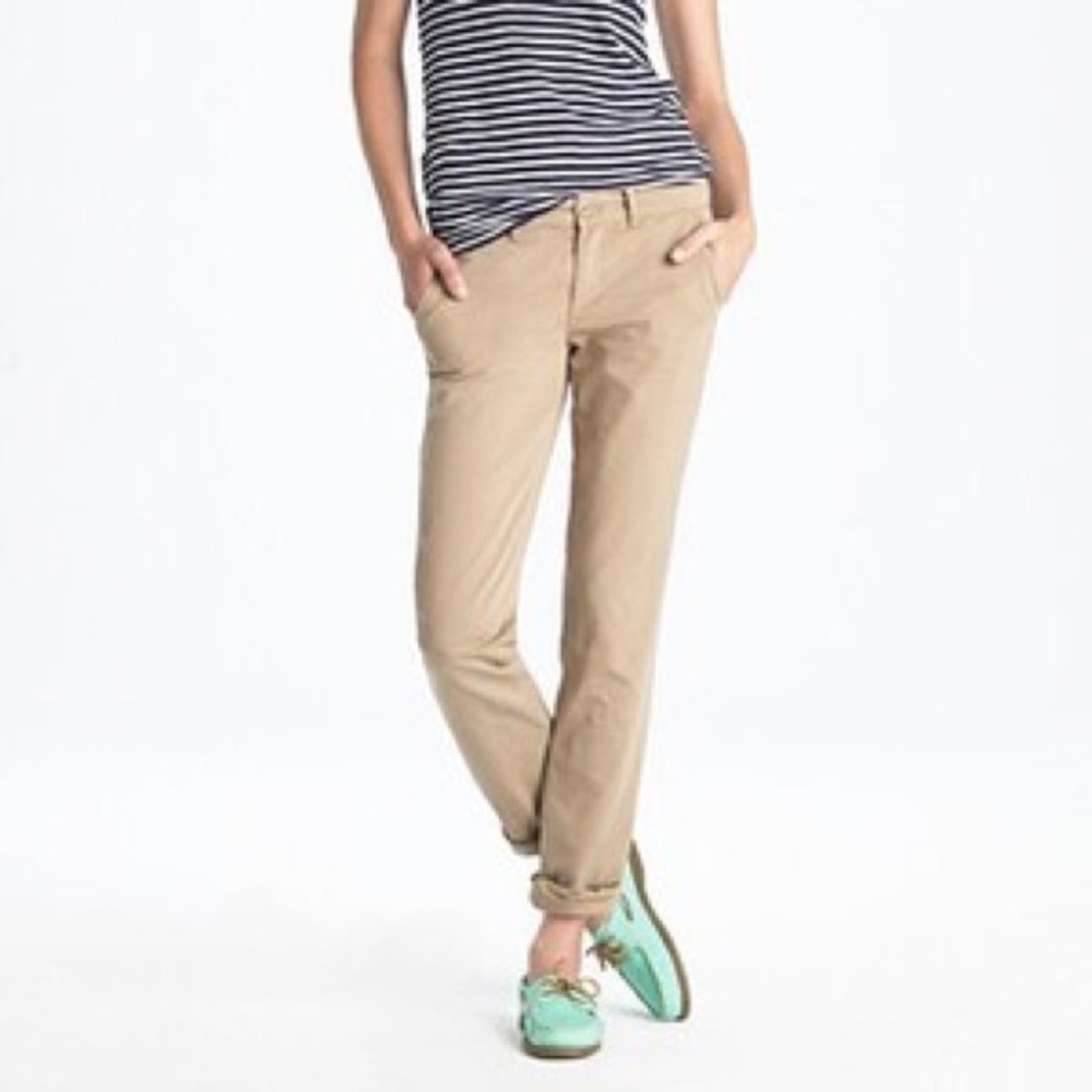 J.Crew Waverly Chinos - Sz 6 (Dark Charcoal)