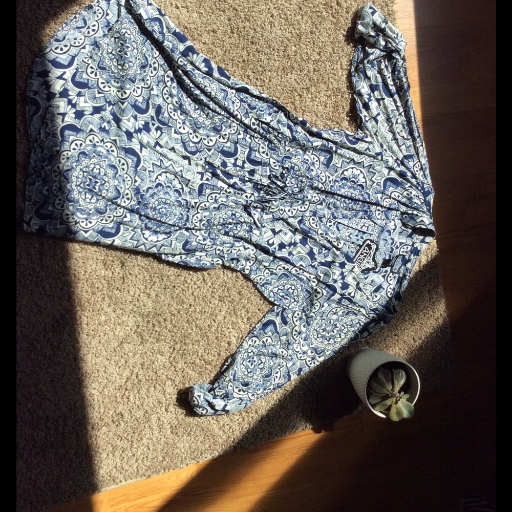 Navy Blue & Cream dress