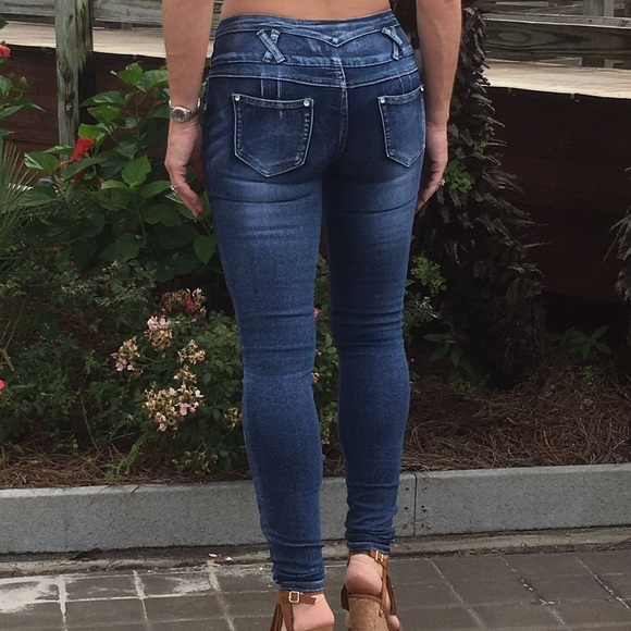 5✨Distressed skinny jeans juniors - Picture 4 of 4