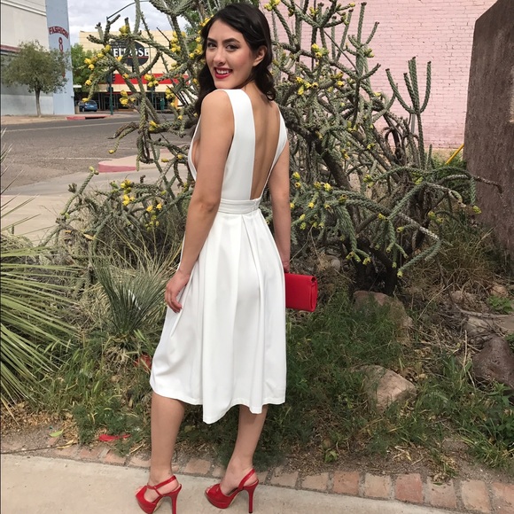 White Dress-LAST ONE-5 ⭐️ Rating-SALE - Picture 3 of 6