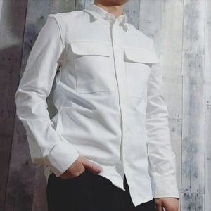 SALE! NWT H&M WHITE DRESS SHIRT W/POCKETS
