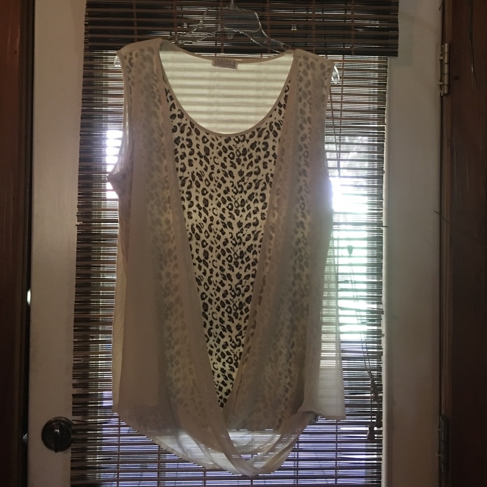 Cheetah tank top