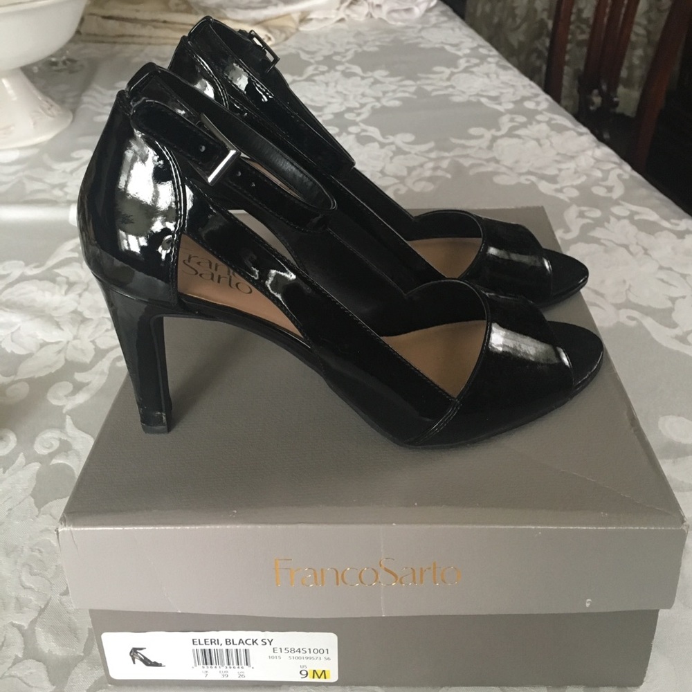 Franco Sarto Ankle Strap Heels